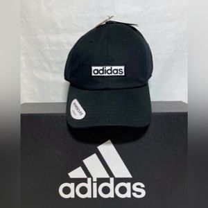 ADIDAS Contender II Hat Baseball Cap Black White AEROREADY Adjustable